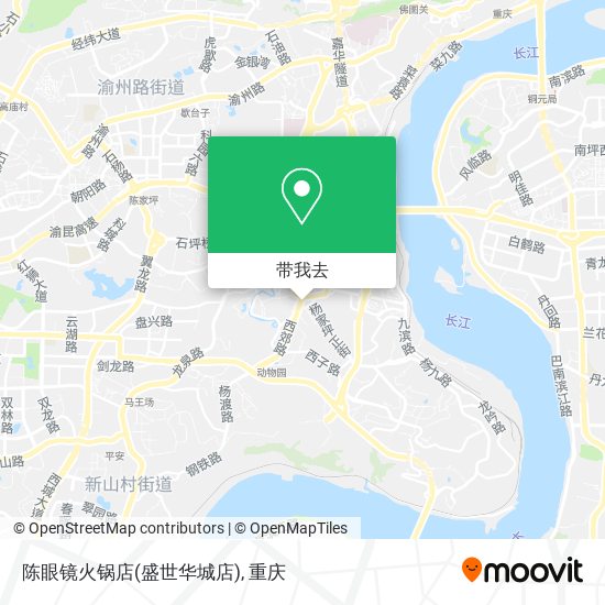 陈眼镜火锅店(盛世华城店)地图