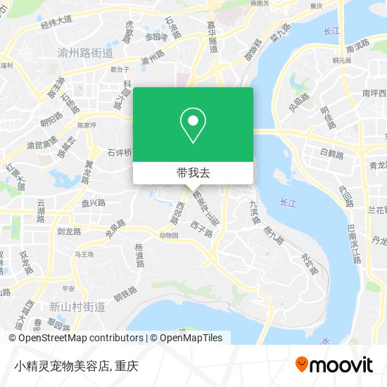 小精灵宠物美容店地图