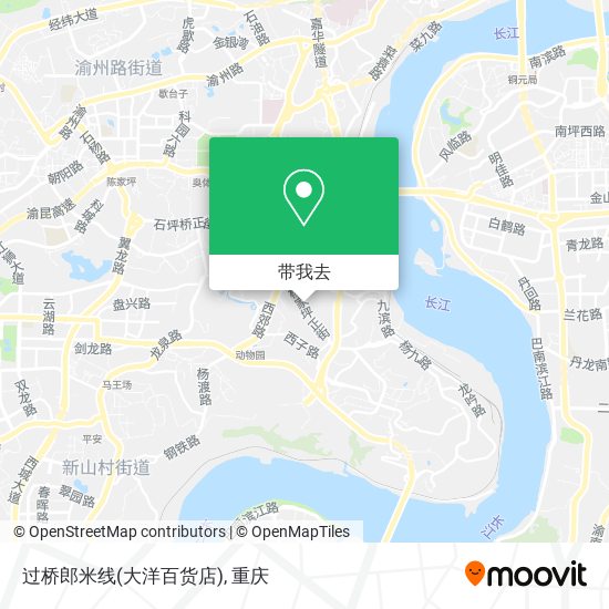 过桥郎米线(大洋百货店)地图