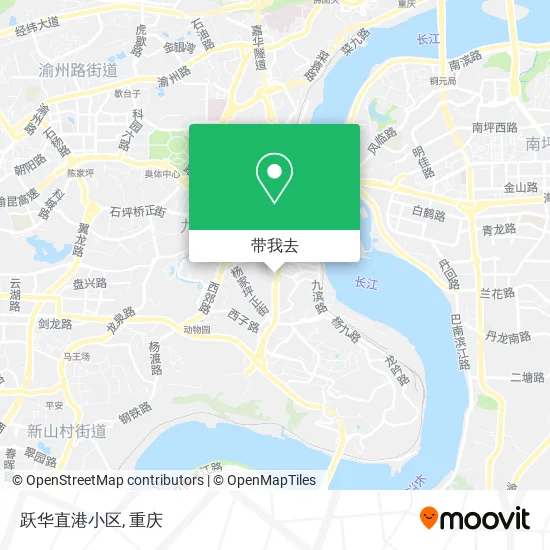 跃华直港小区地图