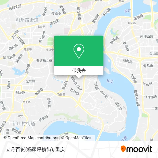 立丹百货(杨家坪横街)地图
