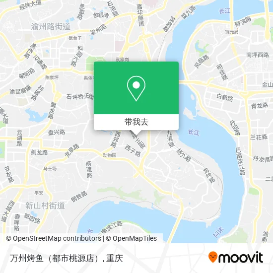 万州烤鱼（都市桃源店）地图