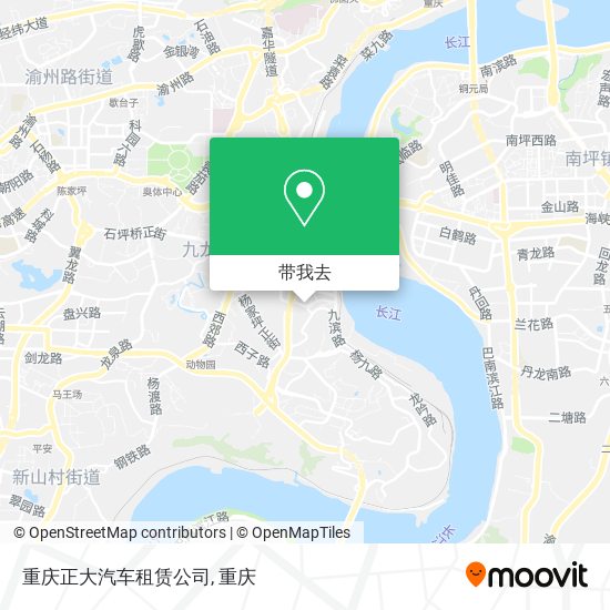 重庆正大汽车租赁公司地图
