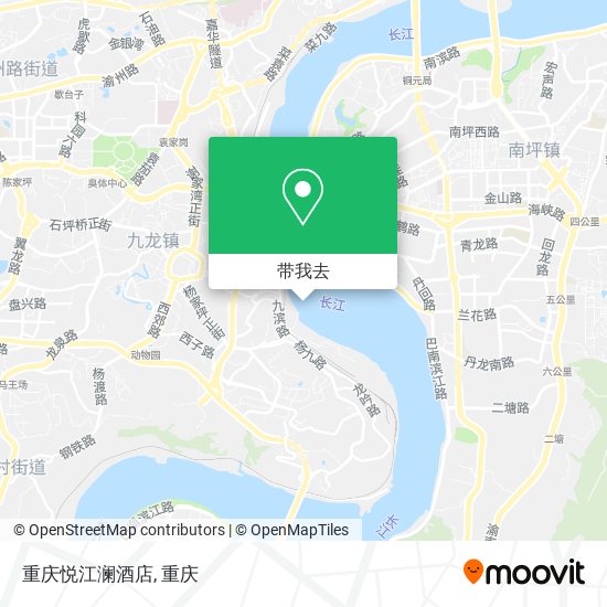 重庆悦江澜酒店地图
