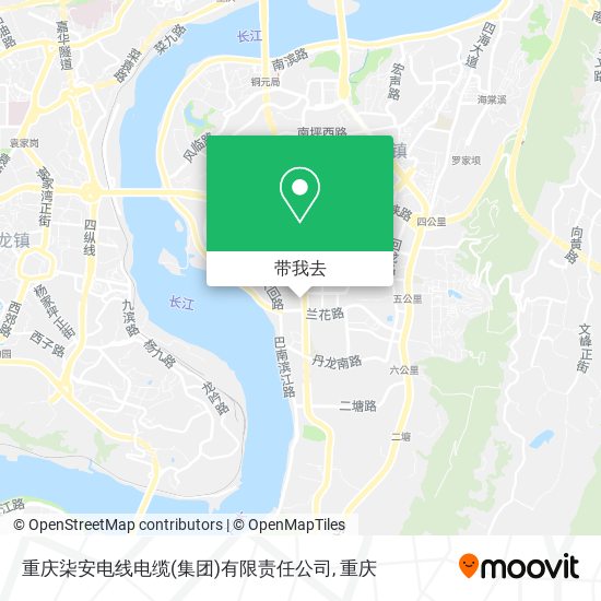 重庆柒安电线电缆(集团)有限责任公司地图
