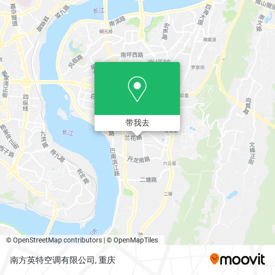 南方英特空调有限公司地图