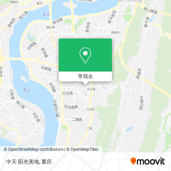 中天·阳光美地地图