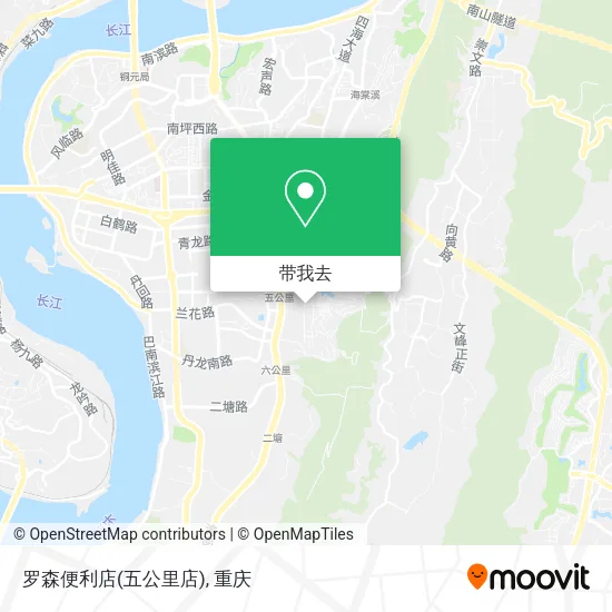罗森便利店(五公里店)地图