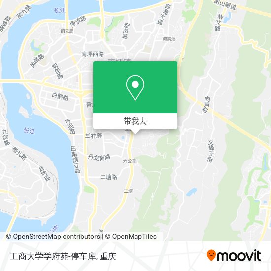 工商大学学府苑-停车库地图