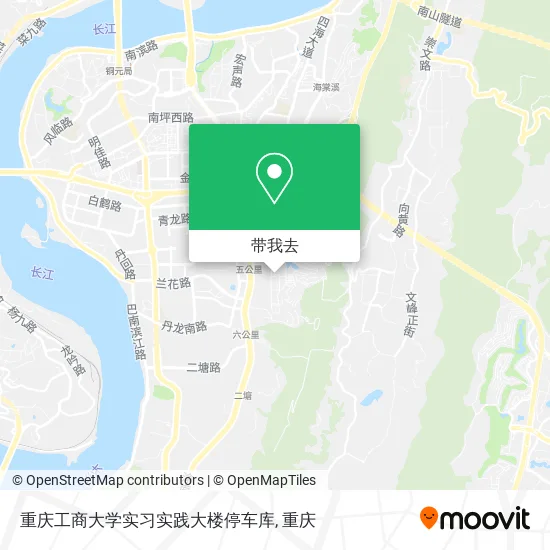 重庆工商大学实习实践大楼停车库地图