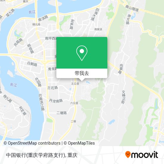 中国银行(重庆学府路支行)地图