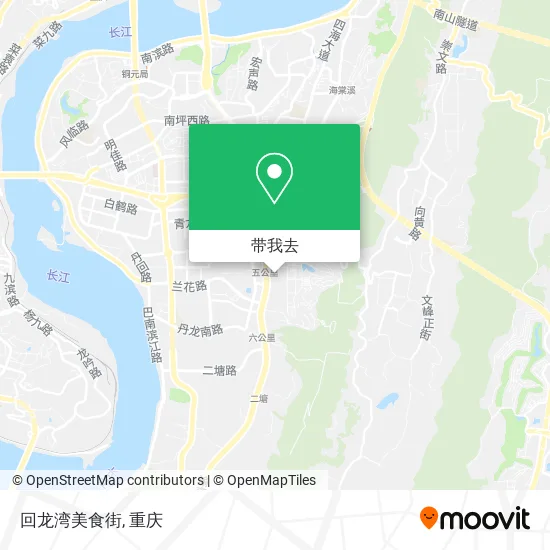 回龙湾美食街地图