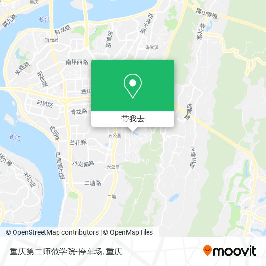 重庆第二师范学院-停车场地图