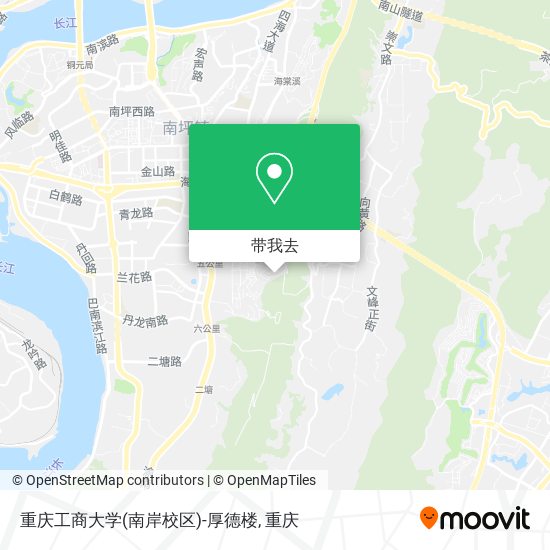 重庆工商大学(南岸校区)-厚德楼地图