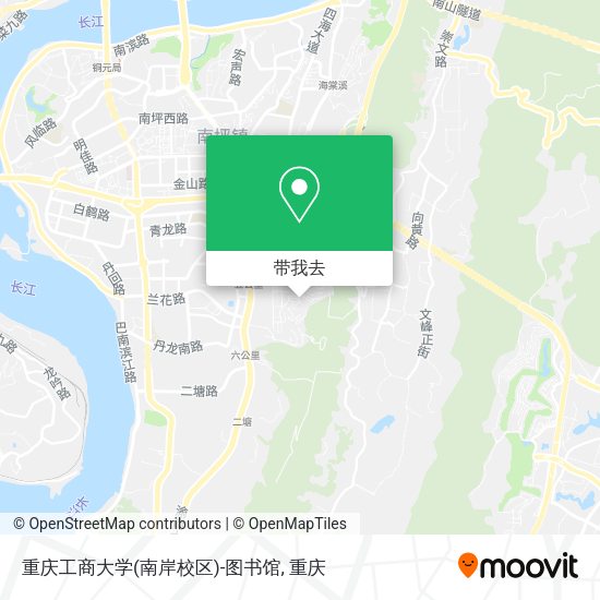 重庆工商大学(南岸校区)-图书馆地图
