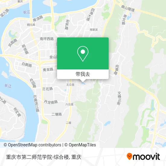 重庆市第二师范学院-综合楼地图
