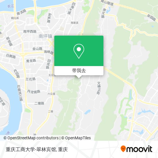 重庆工商大学-翠林宾馆地图
