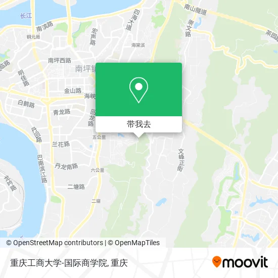 重庆工商大学-国际商学院地图