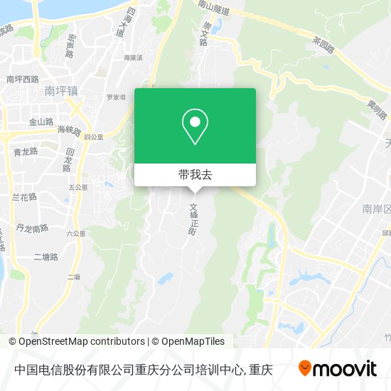 中国电信股份有限公司重庆分公司培训中心地图