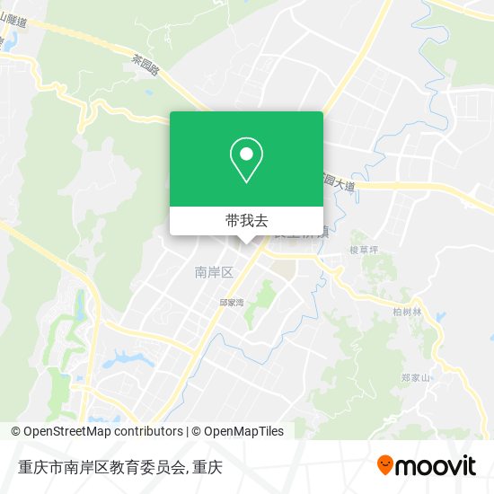 重庆市南岸区教育委员会地图