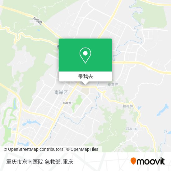重庆市东南医院-急救部地图