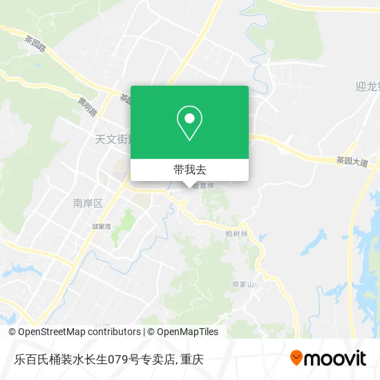 乐百氏桶装水长生079号专卖店地图