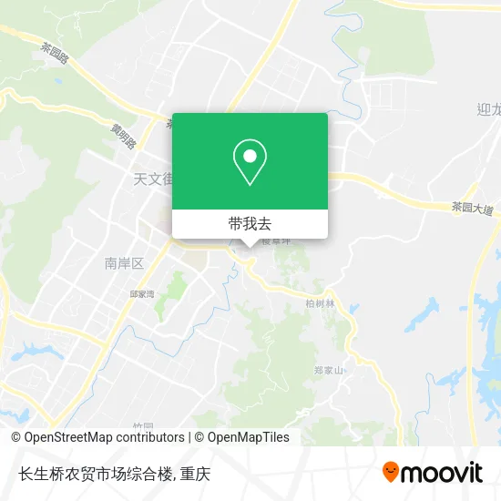 长生桥农贸市场综合楼地图