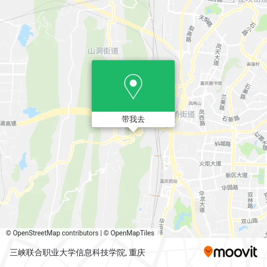三峡联合职业大学信息科技学院地图