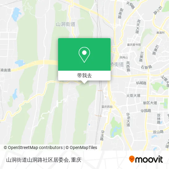 山洞街道山洞路社区居委会地图