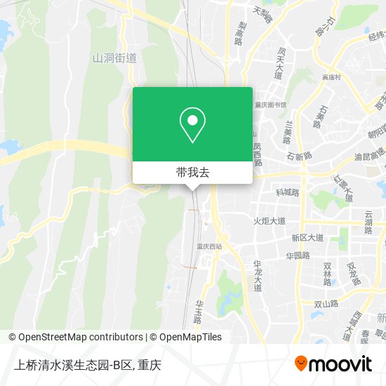 上桥清水溪生态园-B区地图