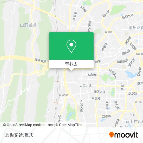 欣悦宾馆地图