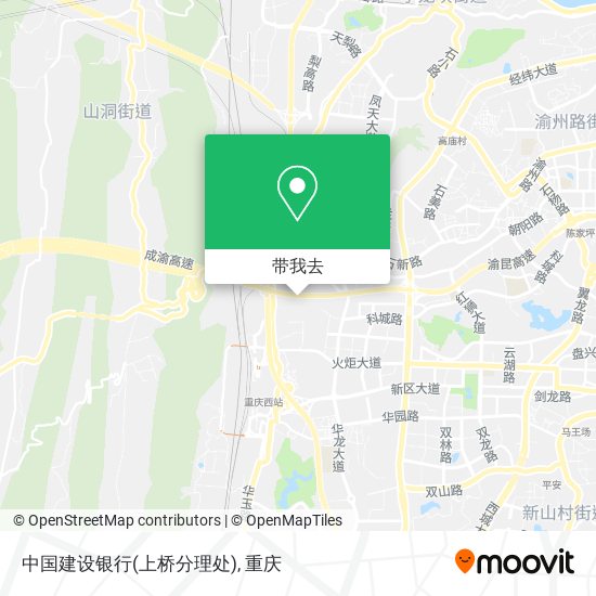 中国建设银行(上桥分理处)地图