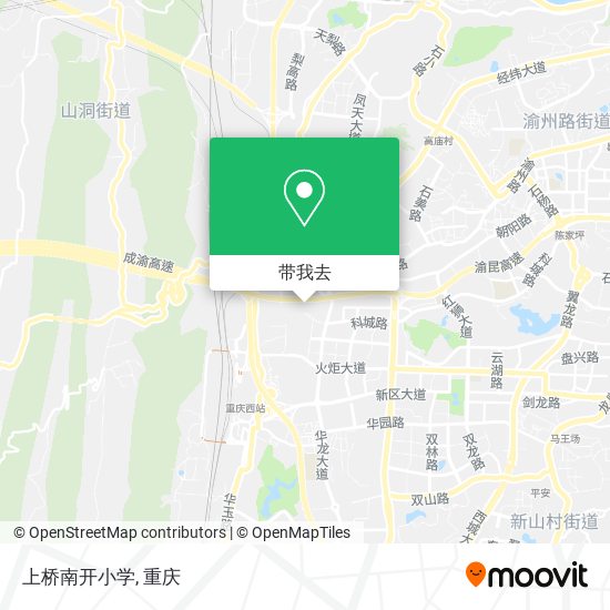 上桥南开小学地图