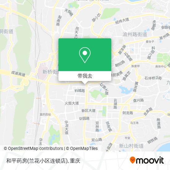 和平药房(兰花小区连锁店)地图