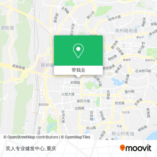 奕人专业健发中心地图