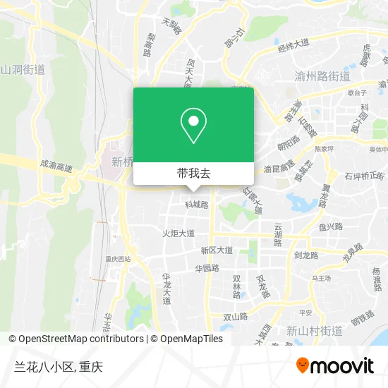 兰花八小区地图