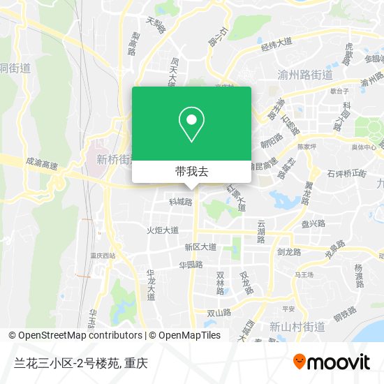 兰花三小区-2号楼苑地图