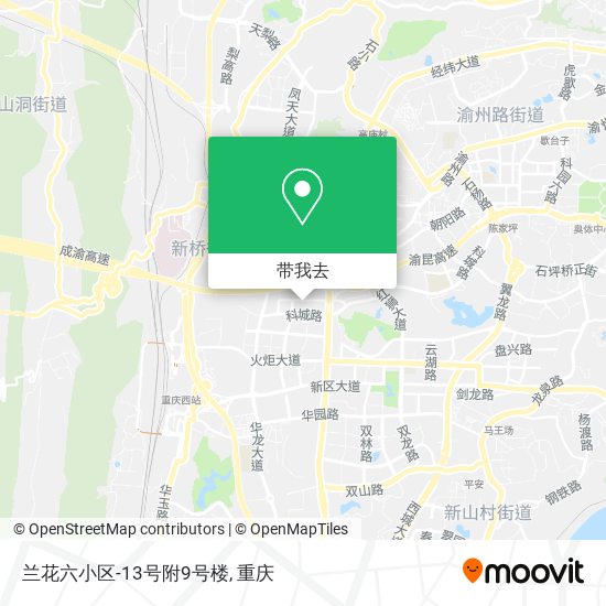 兰花六小区-13号附9号楼地图