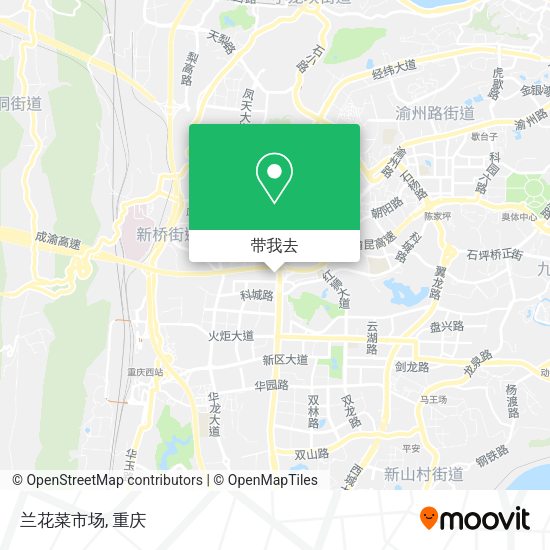 兰花菜市场地图