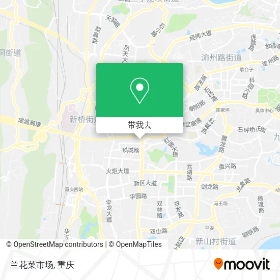兰花菜市场地图