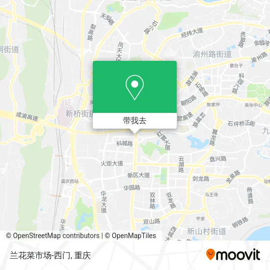 兰花菜市场-西门地图