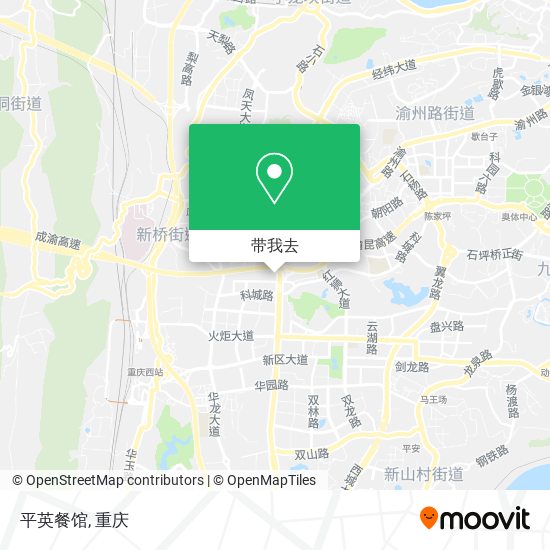 平英餐馆地图