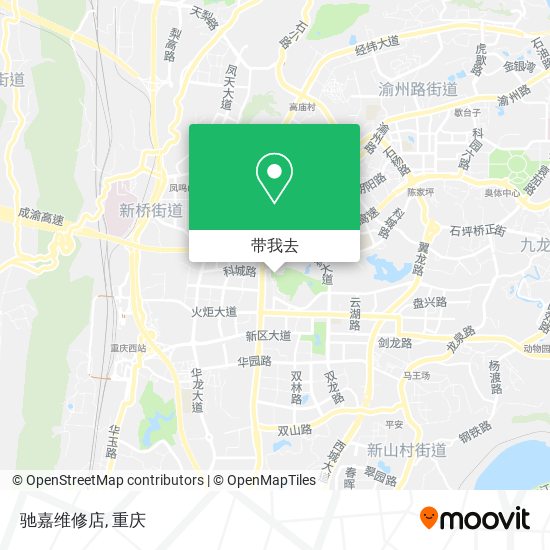 驰嘉维修店地图