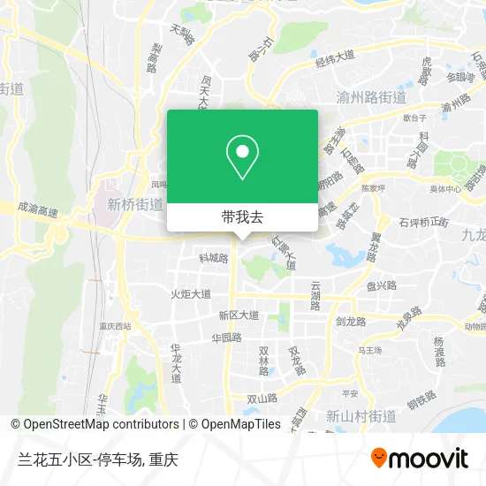 兰花五小区-停车场地图