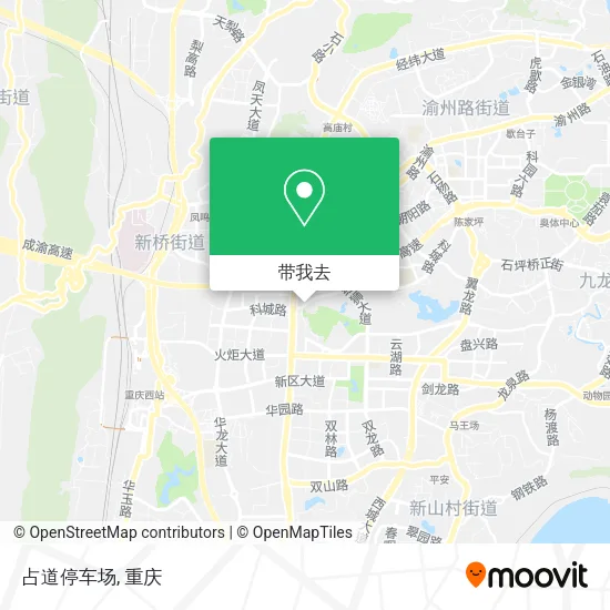 占道停车场地图