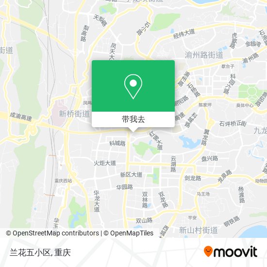 兰花五小区地图