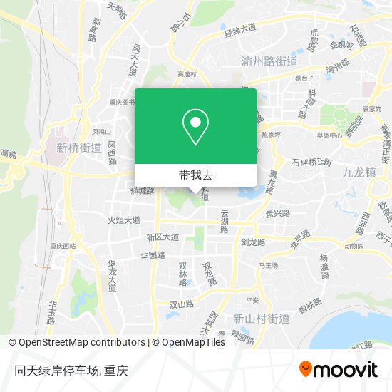 同天绿岸停车场地图