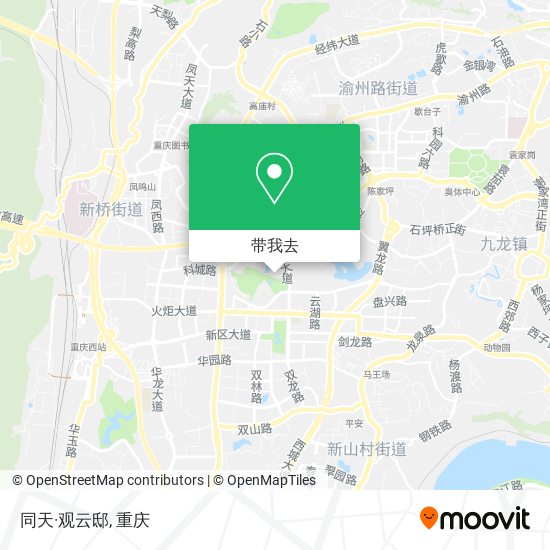 同天·观云邸地图