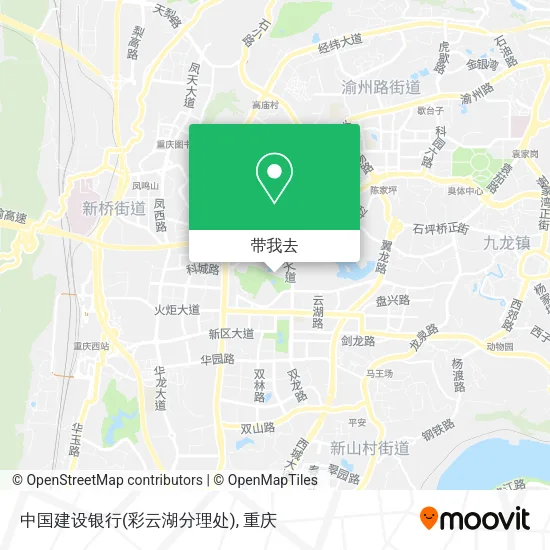 中国建设银行(彩云湖分理处)地图