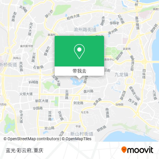 蓝光·彩云府地图